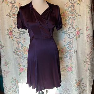 BCBG max Azria hammered silk dress